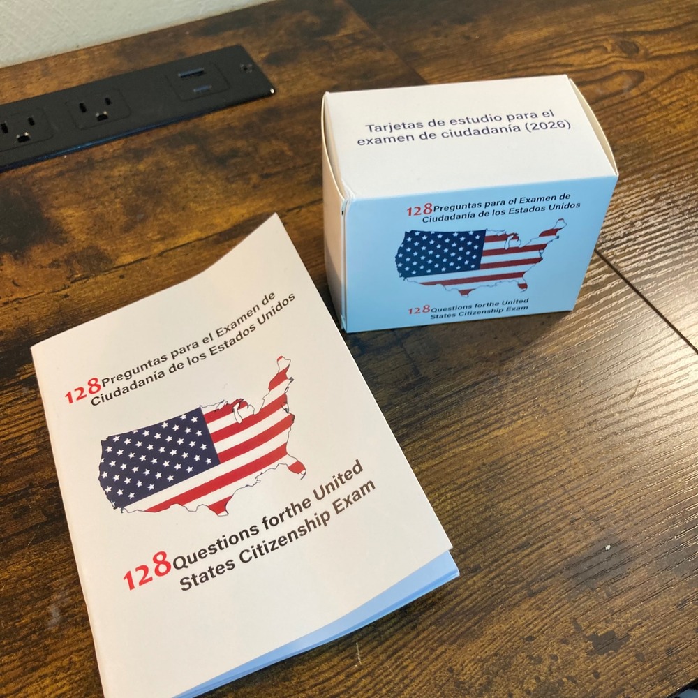 US Citizenship Flash Cards Tarjetas de Ciudadanía Inglés Español 128 Civics Q&A
